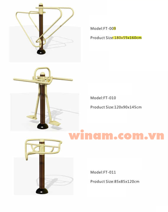 Thiết bị tập thể dục - Fit-FT-009-010-011